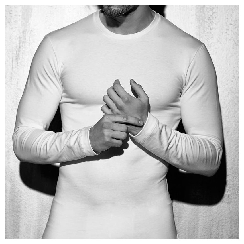 Maglia intima uomo Enrico Coveri et1004 cotone manica lunga