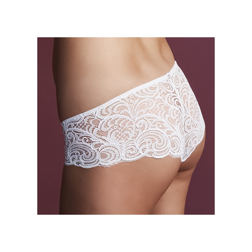 Slip culotte vita bassa Lormar frizzante in pizzo