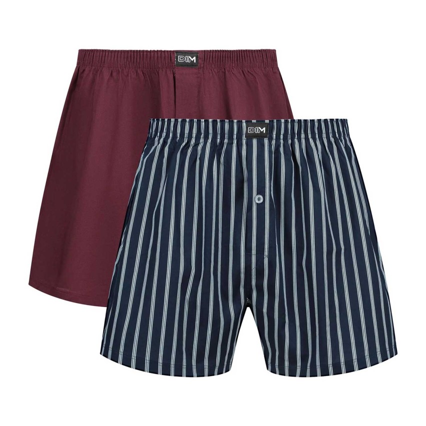 Boxer uomo larghi da uomo in cotone Dim D0DXY- 2 pezzi