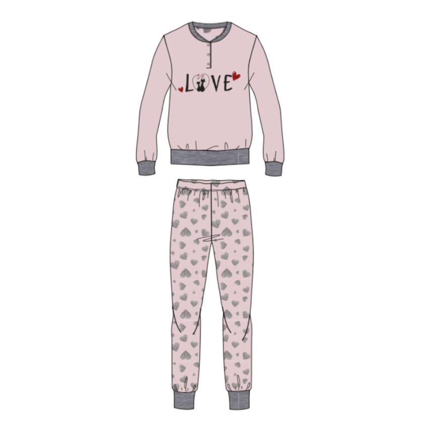 Pigiama donna Interlock Ambro D6004.23