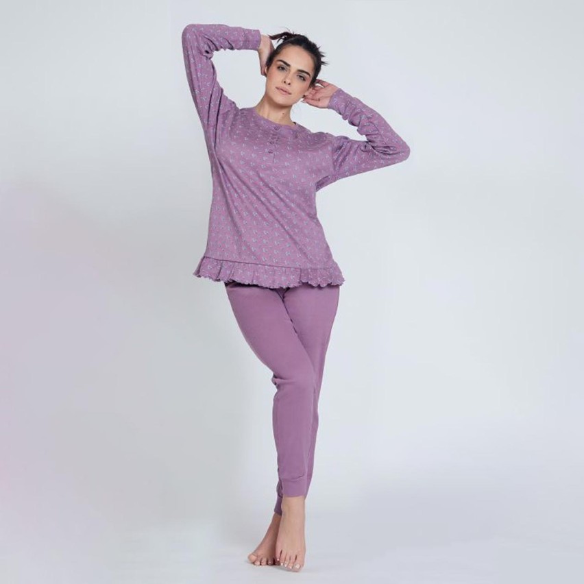 Pigiama donna 100% caldo cotone Nazareno Gabrielli D6028