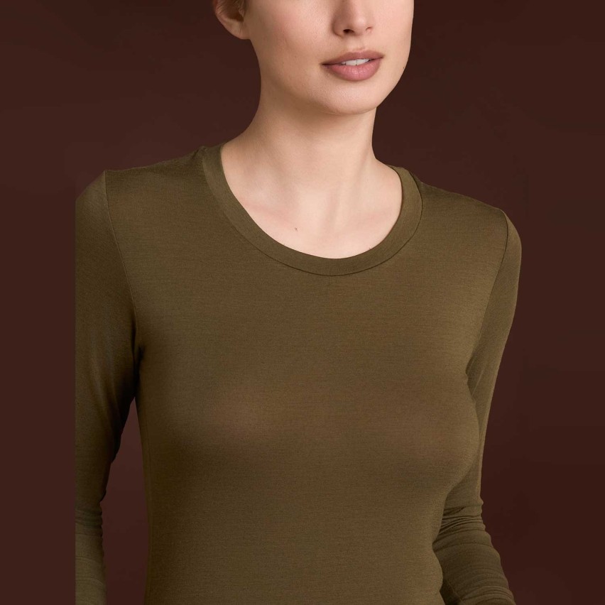 Maglia donna girocollo cashmere e modal Ragno DM03A9