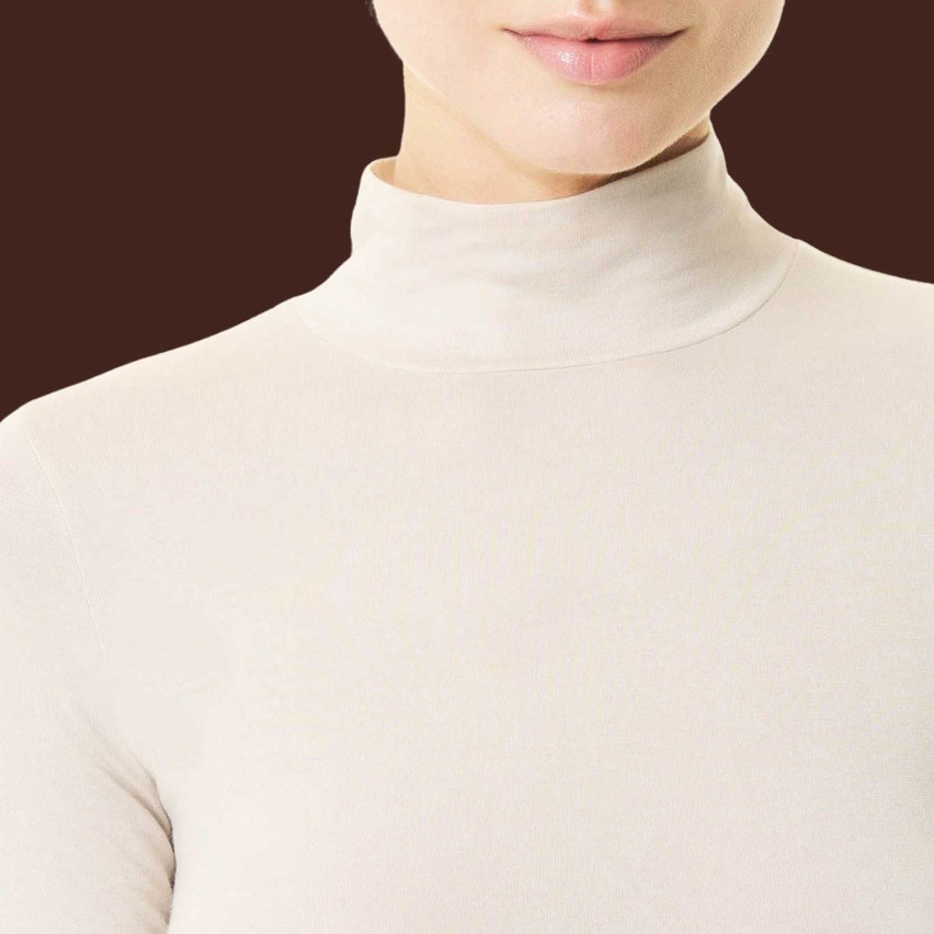 Maglia donna lupetto cashmere e modal Ragno DM03AZ