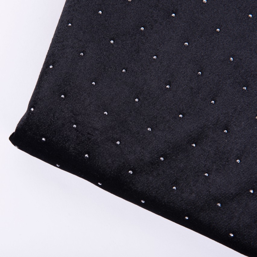 Leggings Jadea Galà 4045 ciniglia borchiette nero