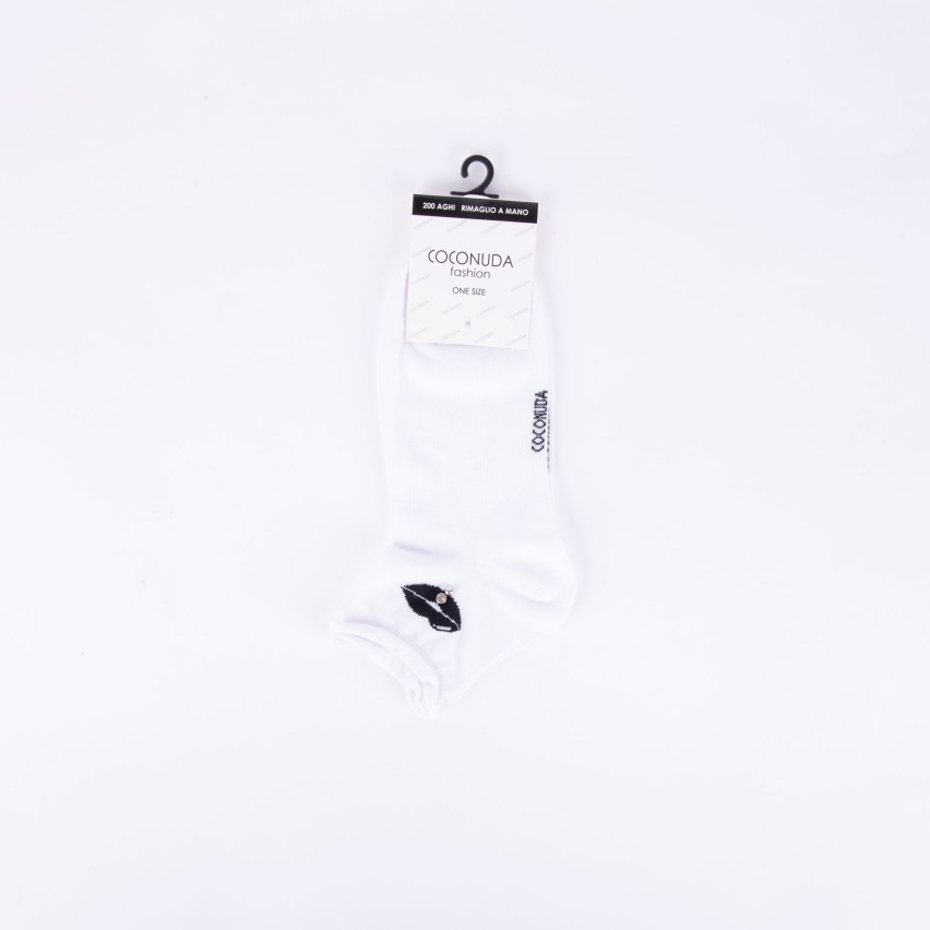 Calzino corto donna Coconuda fashion 05 bianco