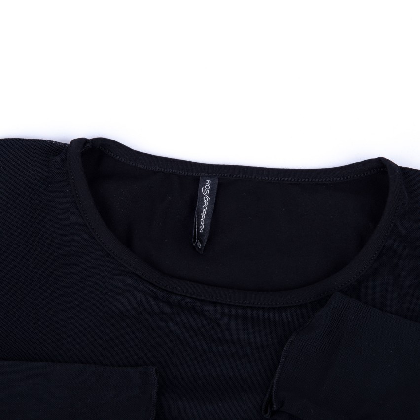 Maglia donna Rossoporpora DB720 manica lunga con tulle