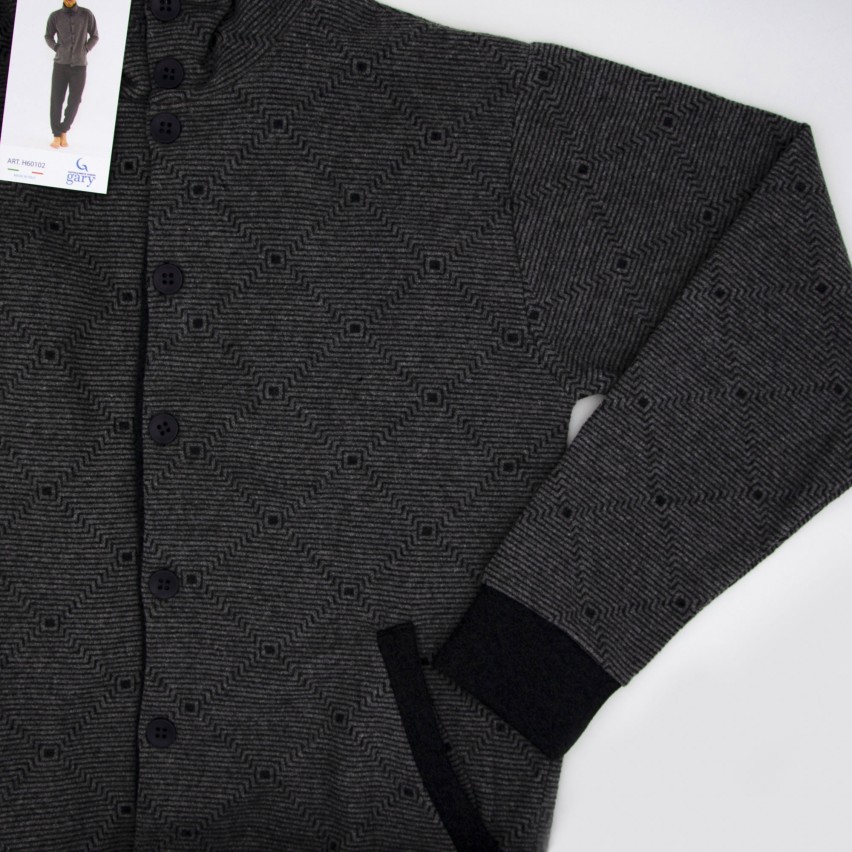 Pigiama uomo Gary H60102 punto milano a giacca