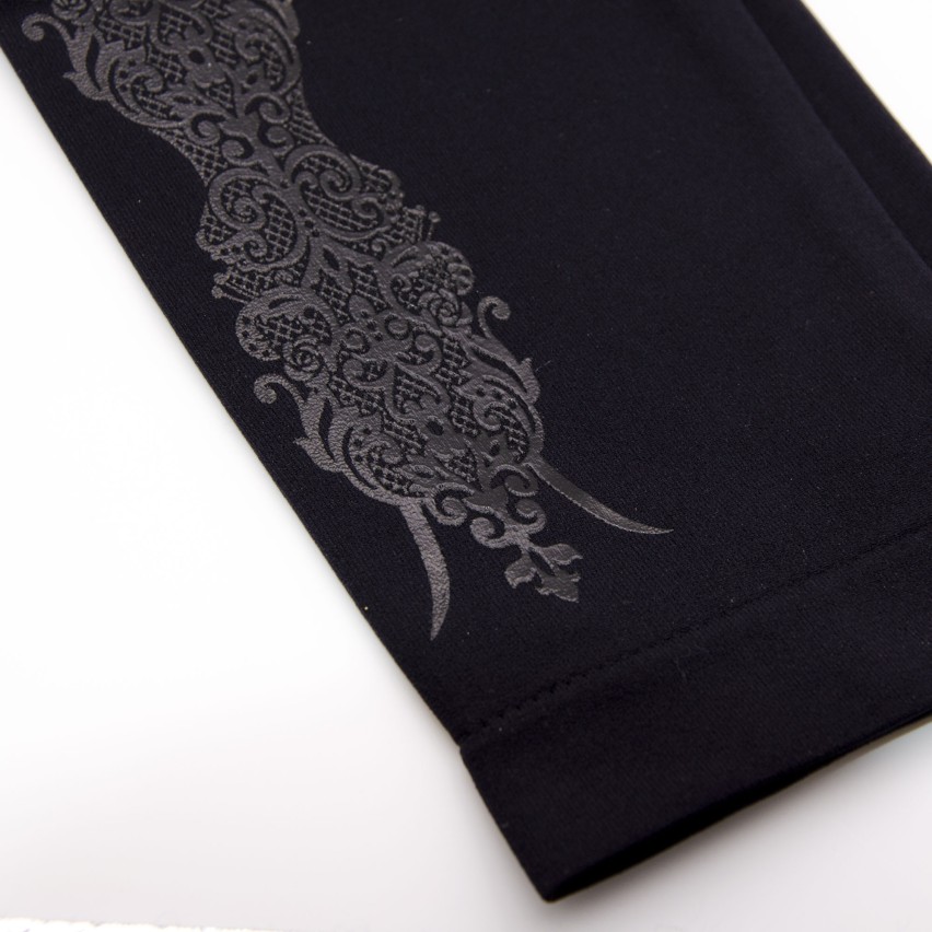 Leggings donna Omsa Soony con stampa nero