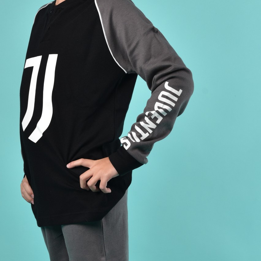 Pigiama Juventus FC antracite nero bimbo junior B2JU15131