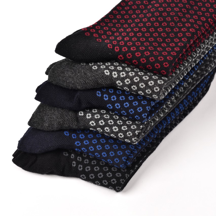 Calze uomo Meritex 1209 circles invernali 6 paia