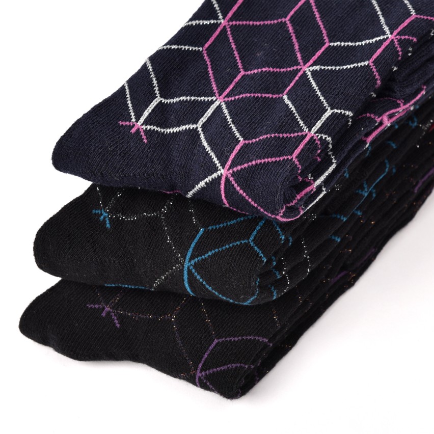Calze lunghe gambaletto caldo cotone Meritex 6589 C 3 paia