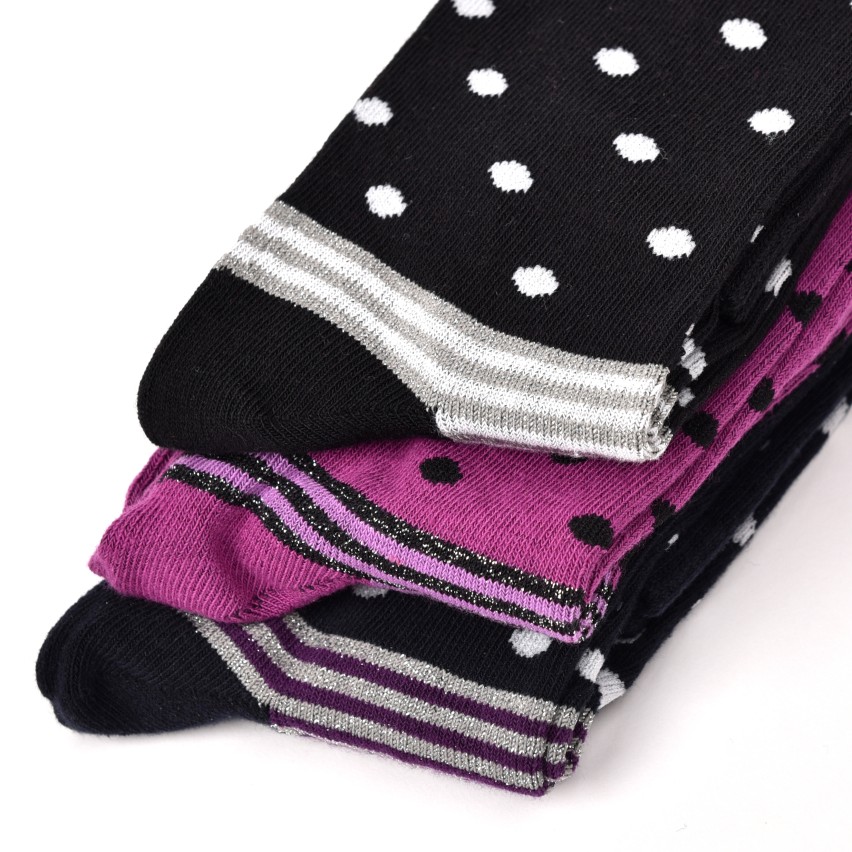 Calze lunghe gambaletto caldo cotone Meritex 6584B 3 paia