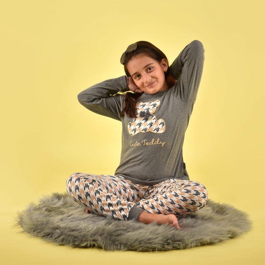 Pigiama bimba junior teddy orsacchiotto Admas 56210 caldo cotone