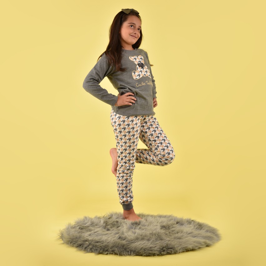 Pigiama bimba junior teddy orsacchiotto Admas 56210 caldo cotone
