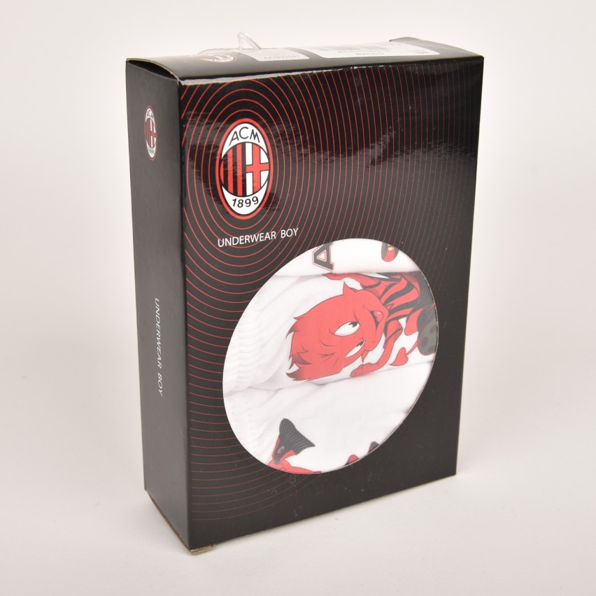 Slip AC Milan Prodotto Ufficiale bimbo MI13504 in 100% cotone 3pz