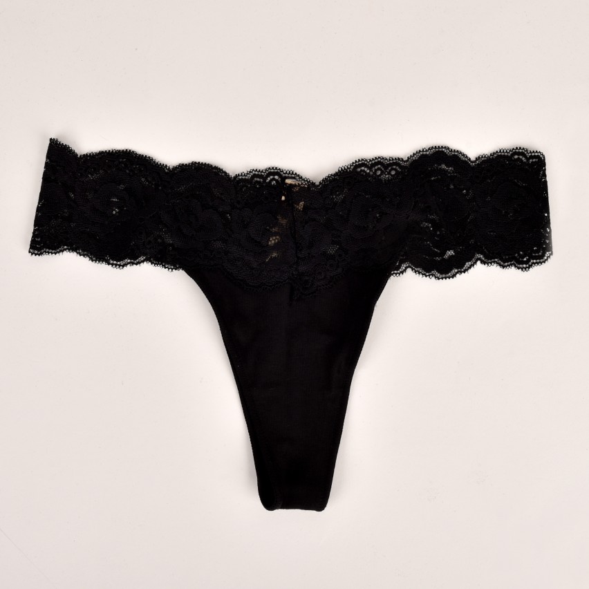 Brasiliana Love And Bra Fiammetta con pizzo floreale nero