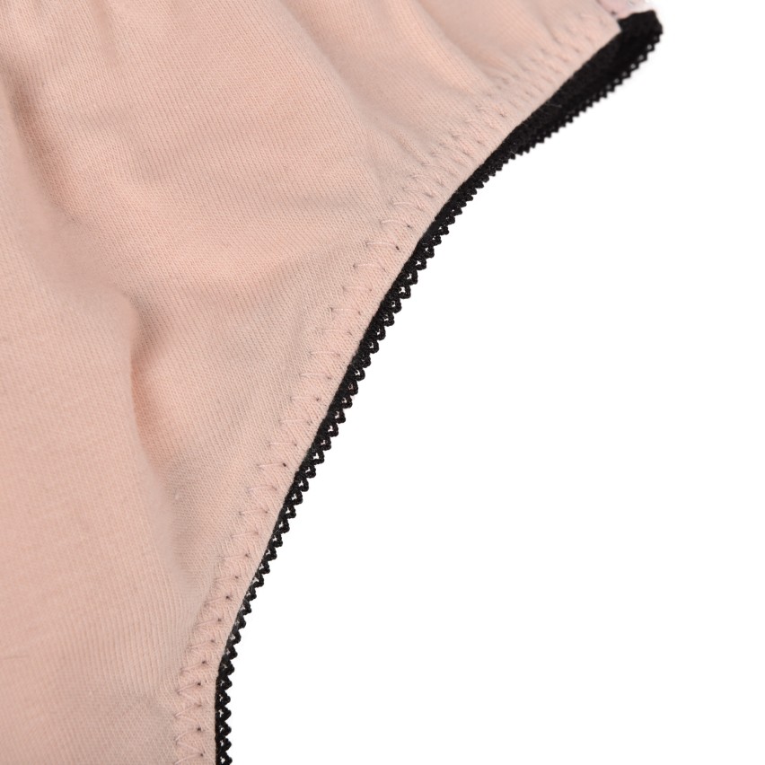 Brasiliane Jadea 6325 pesco + seta a pois in cotone elasticizzato 2 pz