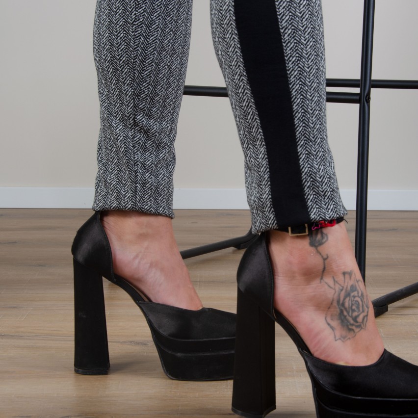 Leggings moda Jadea elasticizzato 4279 spigato 