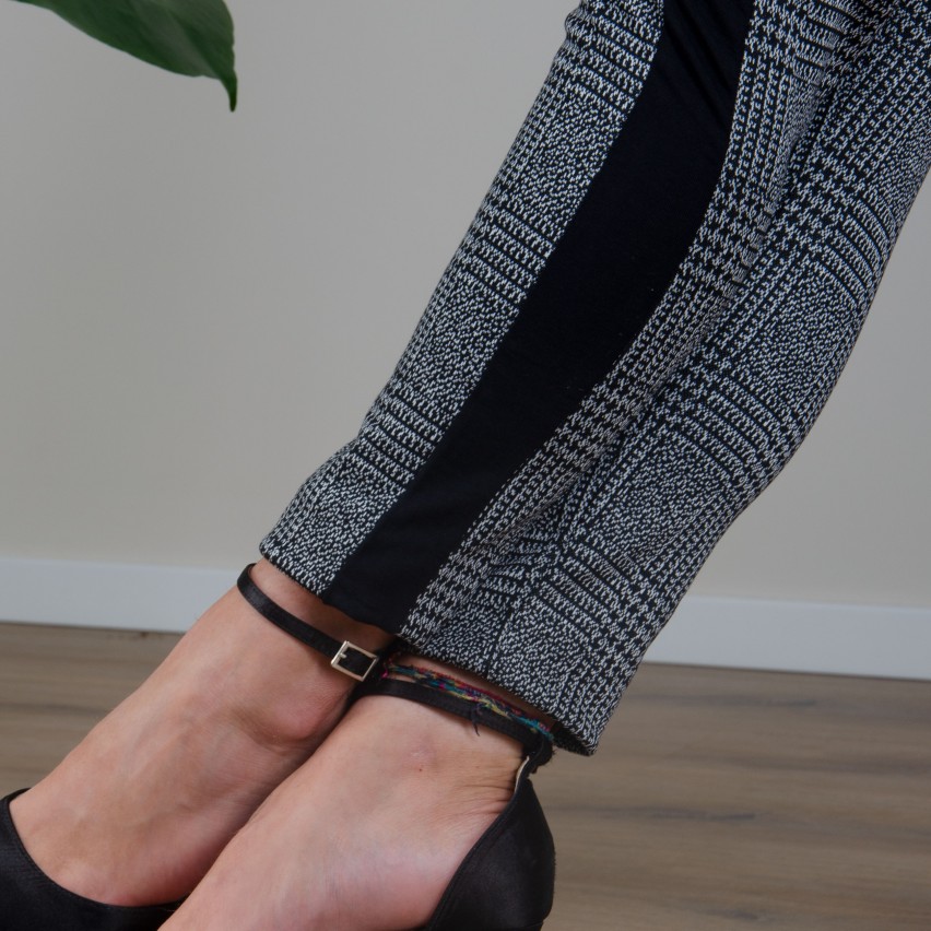 Leggings moda Jadea fantasia pied-de-poule 4279