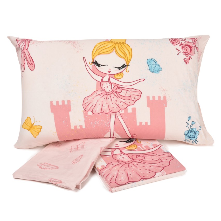 Completo letto Ballet bambina 100% cotone