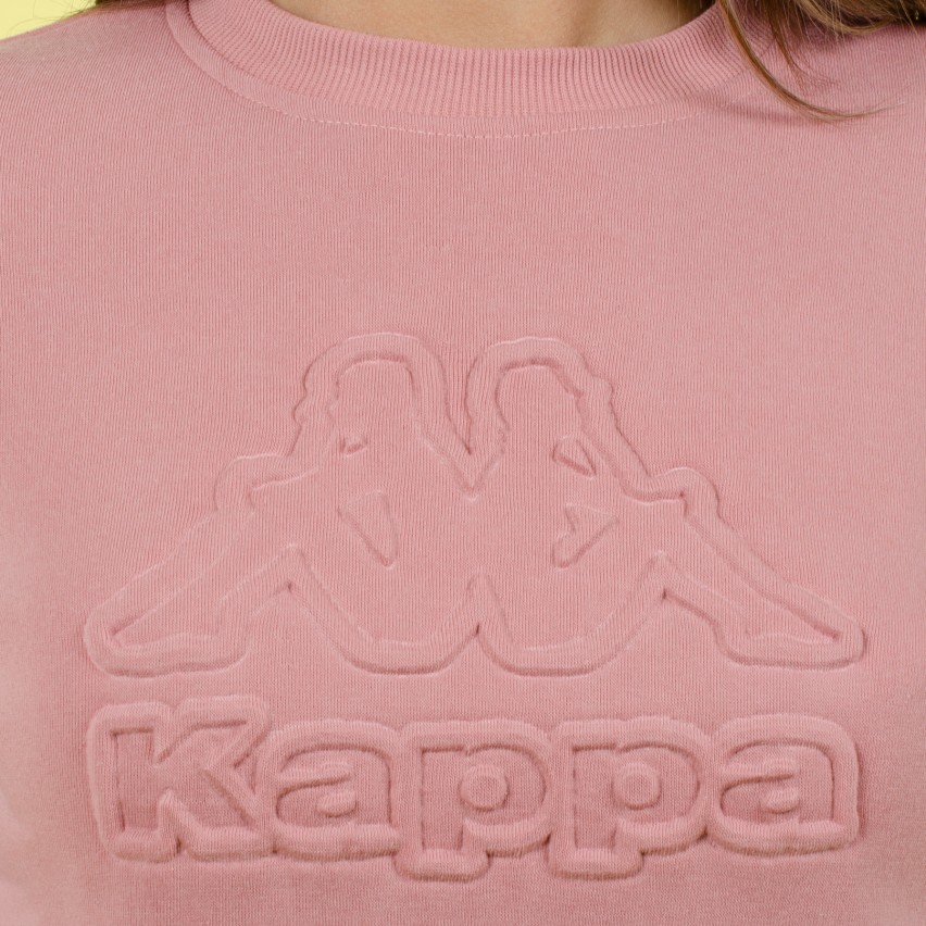 Pigiama donna Kappa KWW22250 stile tuta felpata rosa