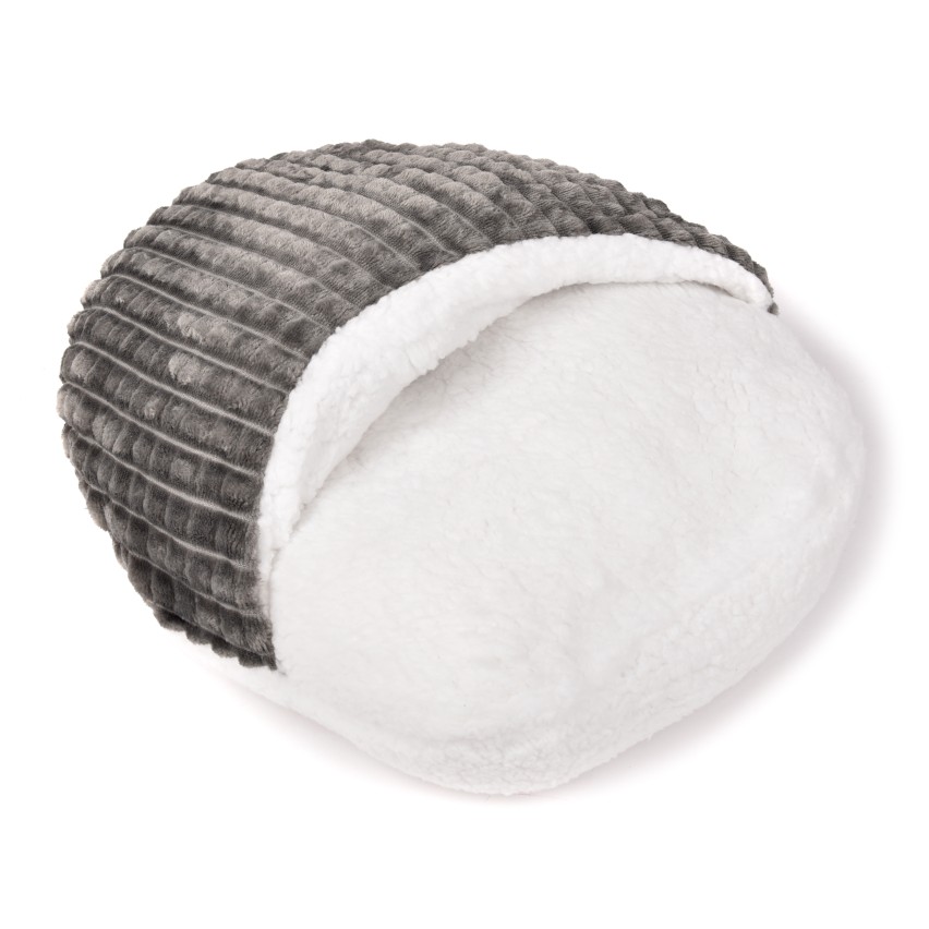 Cuscino pantofolona scaldapiedi GRIGIO Preziosa 0017 caldo morbido-Unica