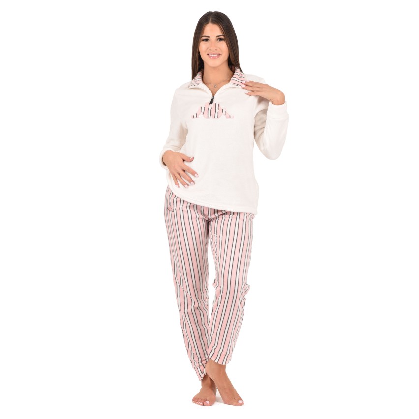 Pigiama donna invernale Kappa KWW23050 in pile