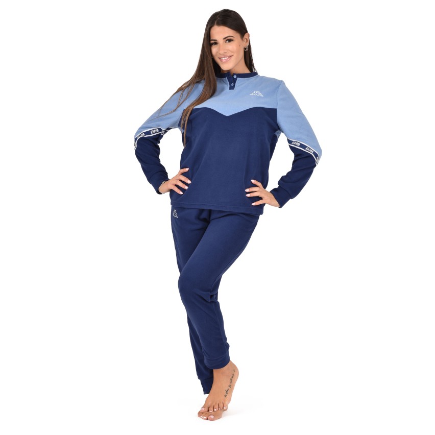 Pigiama donna invernale Kappa KWW23040 pile