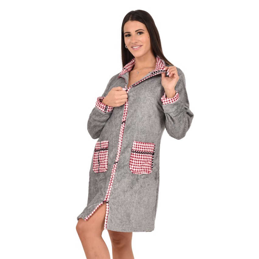 Vestaglia donna con zip coral karelpiù KF5226