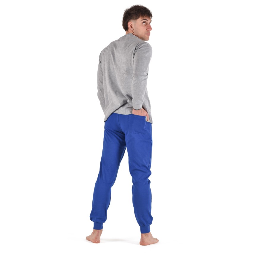 Pigiama uomo serafino Inter in caldo cotone PIGIT10 1065