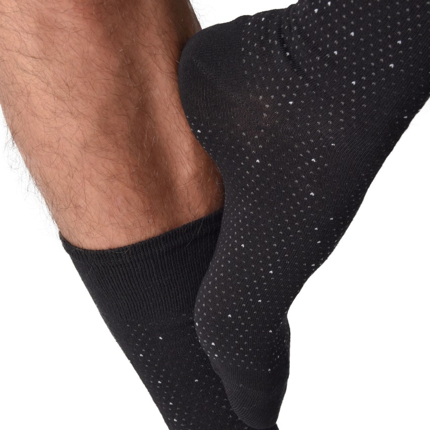 Calze corte assortite caldo cotone Meritex 1249 fantasia 6 paia 
