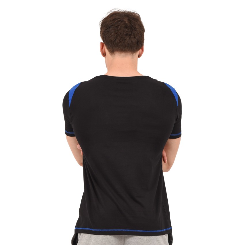 T-shirt maglia uomo girocollo 100% cotone ufficiale INTER-nera