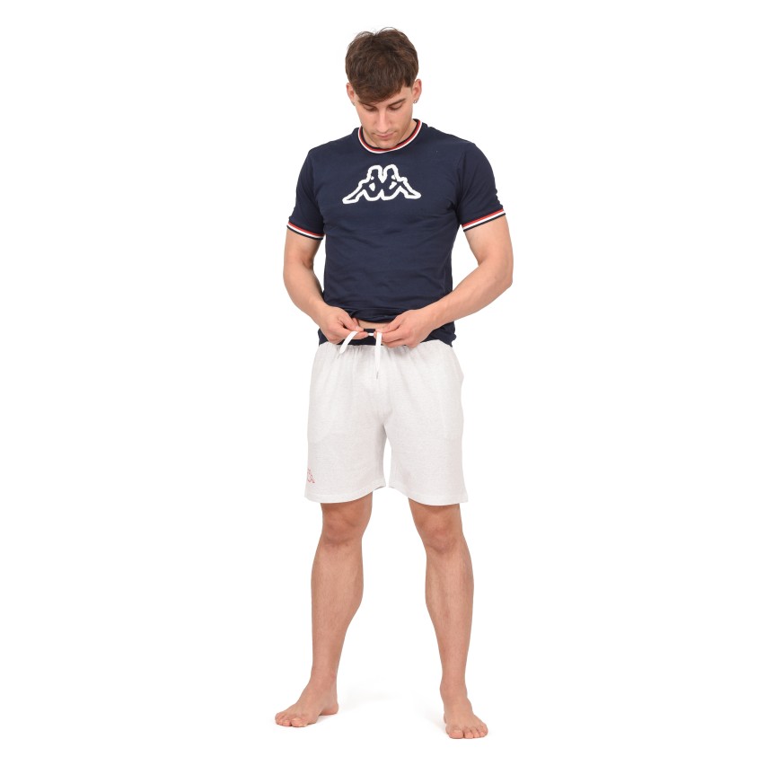 Pigiama uomo sportivo Kappa cotone leggero 24036
