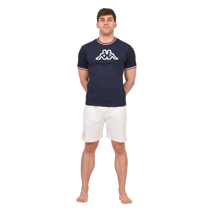 Pigiama uomo sportivo Kappa cotone leggero 24036