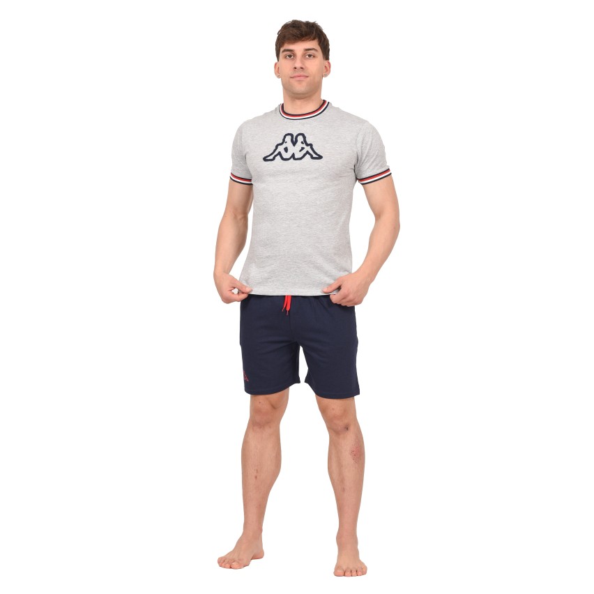 Pigiama uomo sportivo Kappa cotone leggero 24036