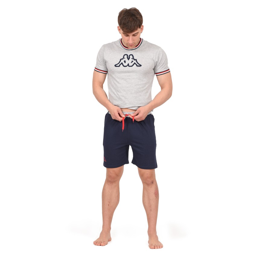 Pigiama uomo sportivo Kappa cotone leggero 24036