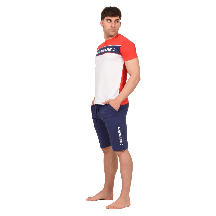 Pigiama uomo estivo T-shirt + pantaloncino Navigare B2141666