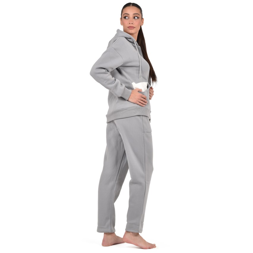 Tuta donna felpata grigia Laura Biagiotti BOS 96575S
