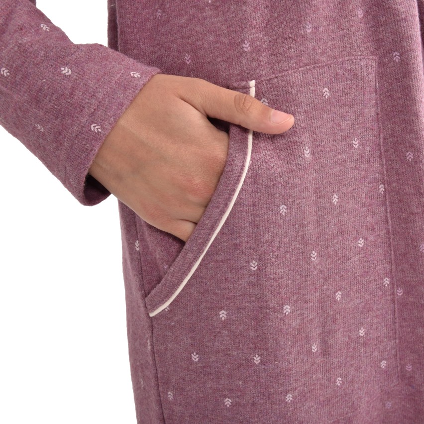 Giacca da camera vestaglia donna punto milano Cippi 4970 malva