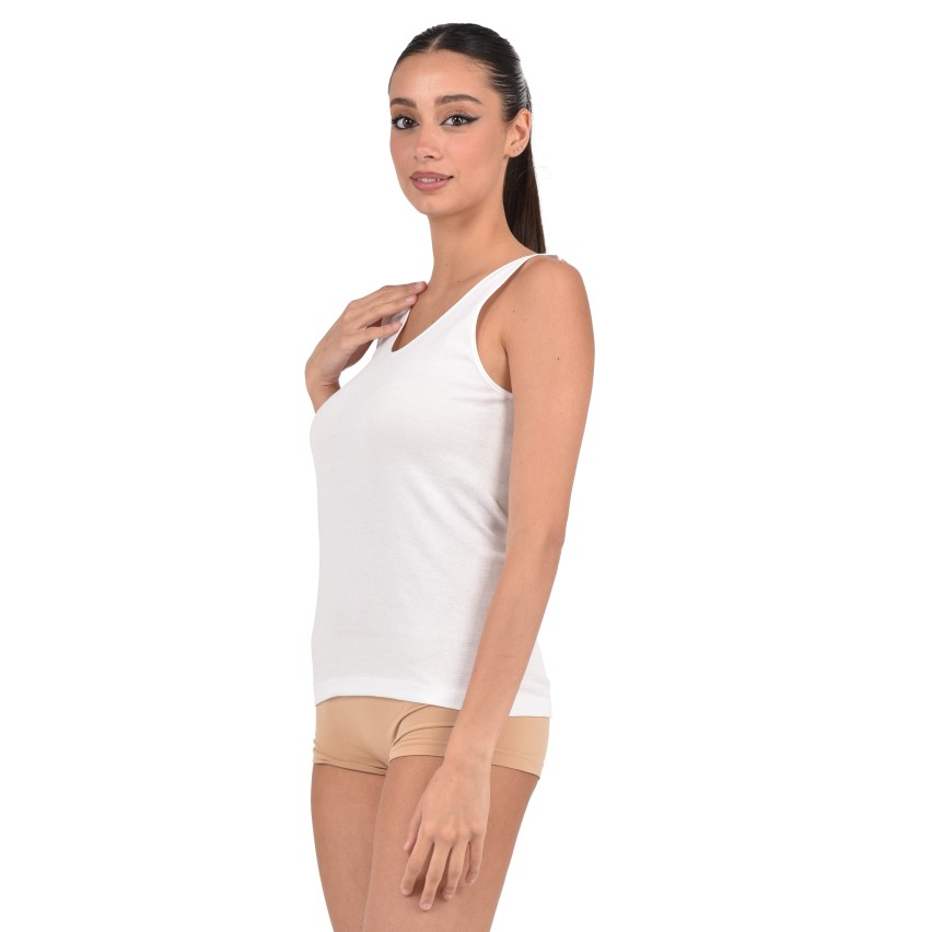 Canottiera donna Henri 58 cotone spalla larga