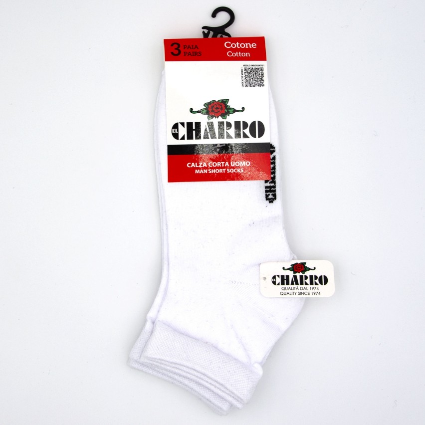 Calze corte uomo El Charro Andrea cotone 6 paia