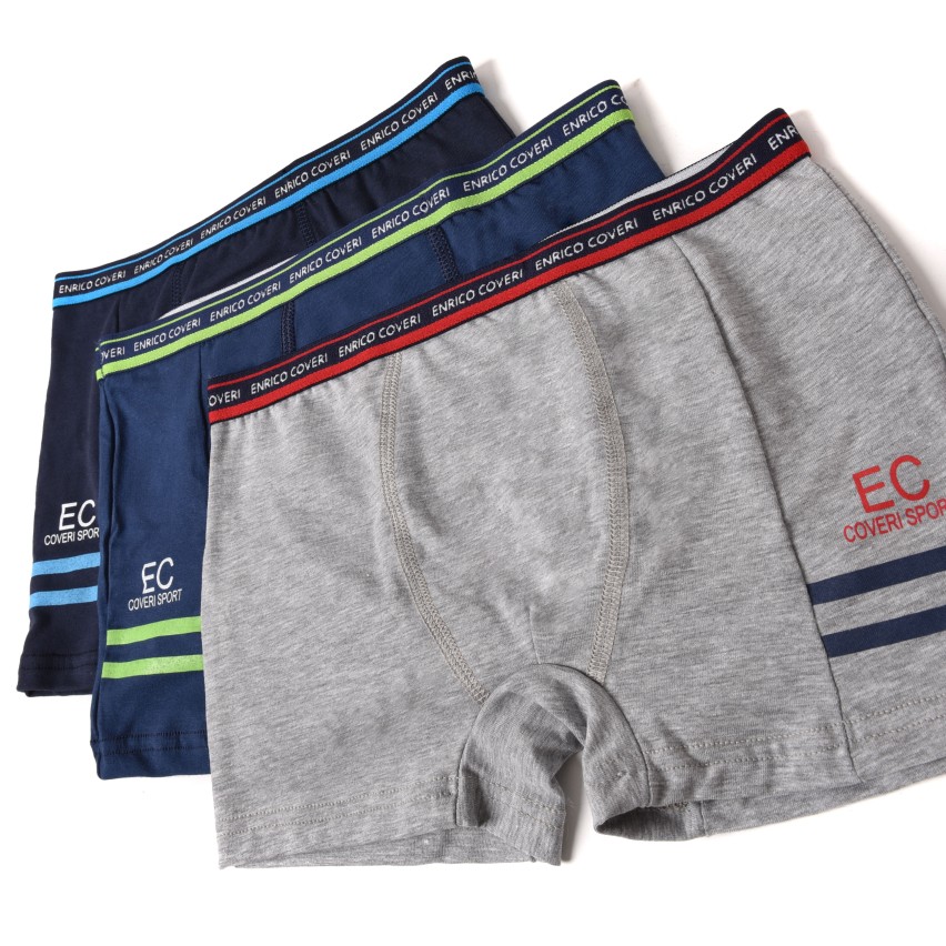 Boxer bambino ragazzo Enrico Coveri assortito EB4133 6 pz