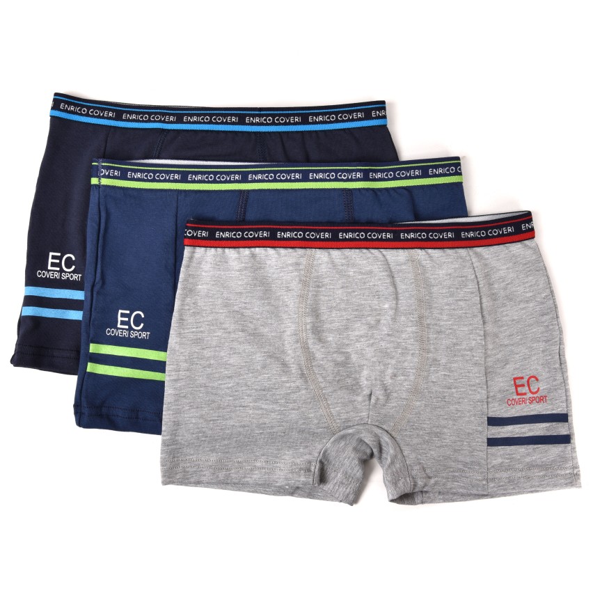 Boxer bambino ragazzo Enrico Coveri assortito EB4133 6 pz