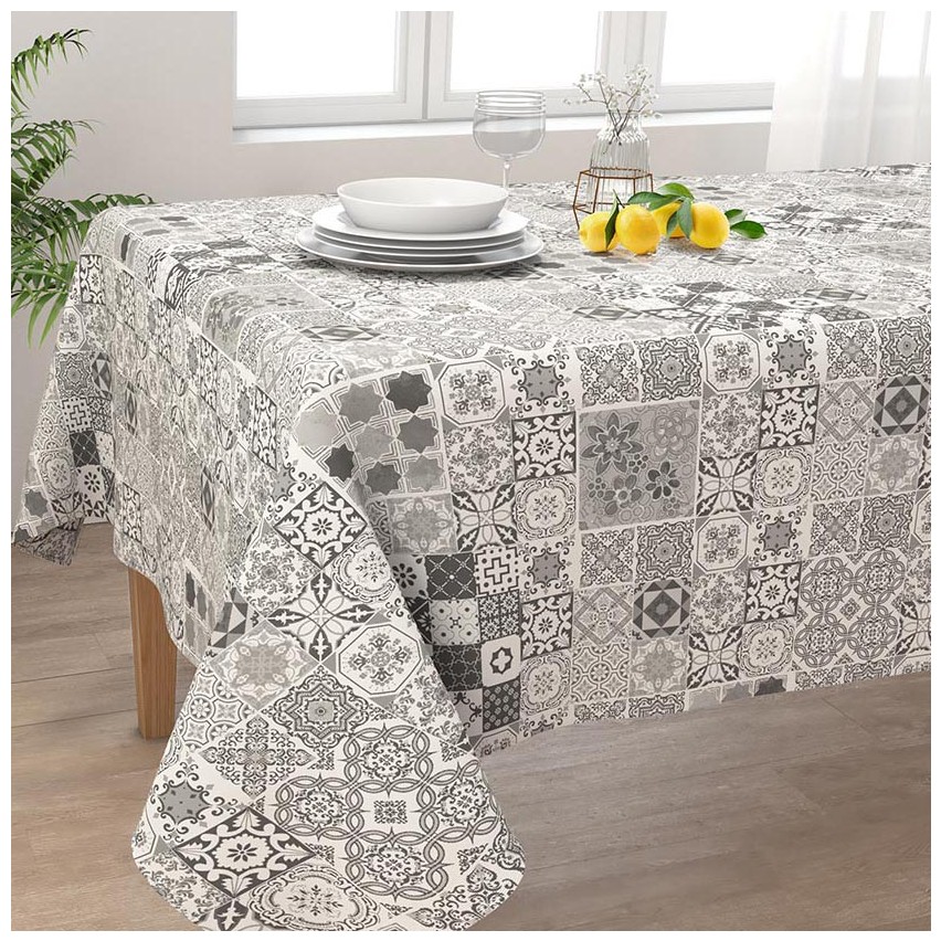 Tovaglia tavola Irge 100% cotone fantasia Alba Elba