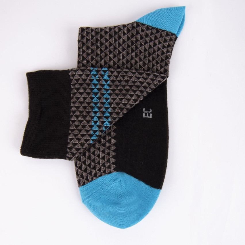 Calze uomo corte Enrico coveri fantasia caldo cotone var. HLB 3 paia