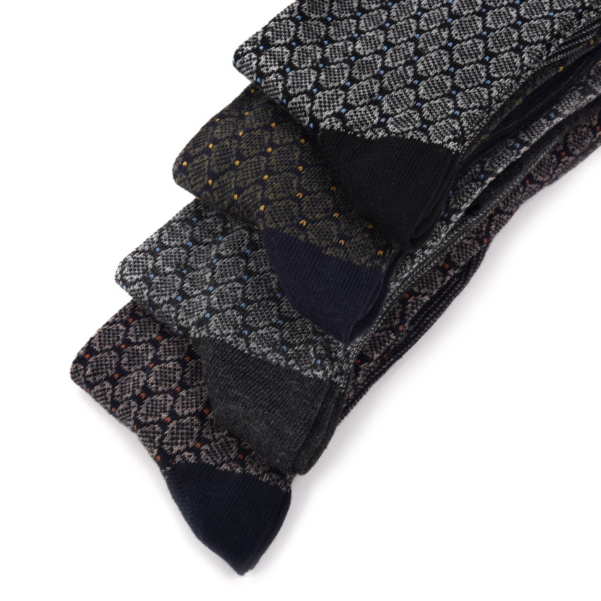 Calze uomo lunghe caldo cotone Enrico Coveri fashionline 236A