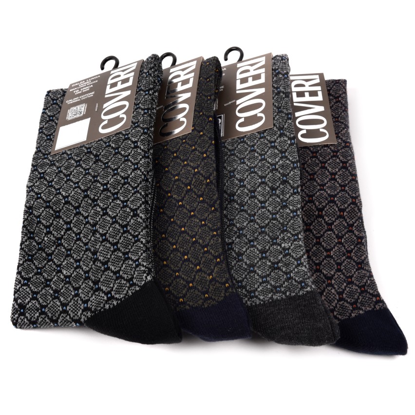 Calze uomo lunghe caldo cotone Enrico Coveri fashionline 236A