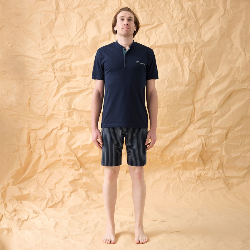 Pigiama uomo tris 100% cotone Enrico Coveri EP1241