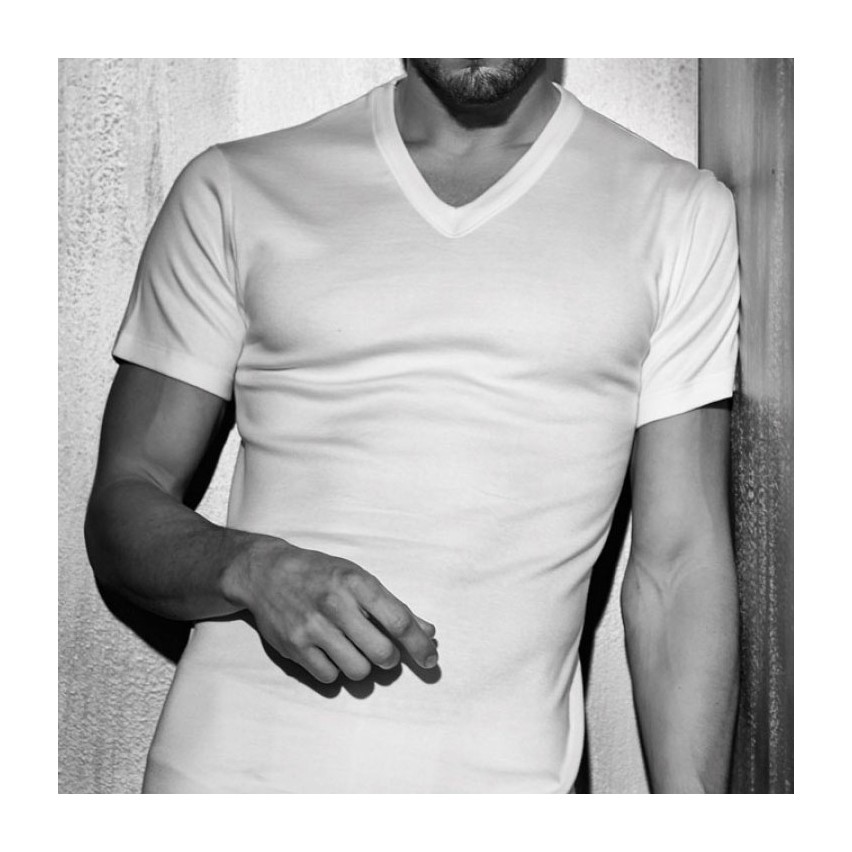 Maglia uomo a punta Enrico Coveri et1201 caldo cotone 3 pz 