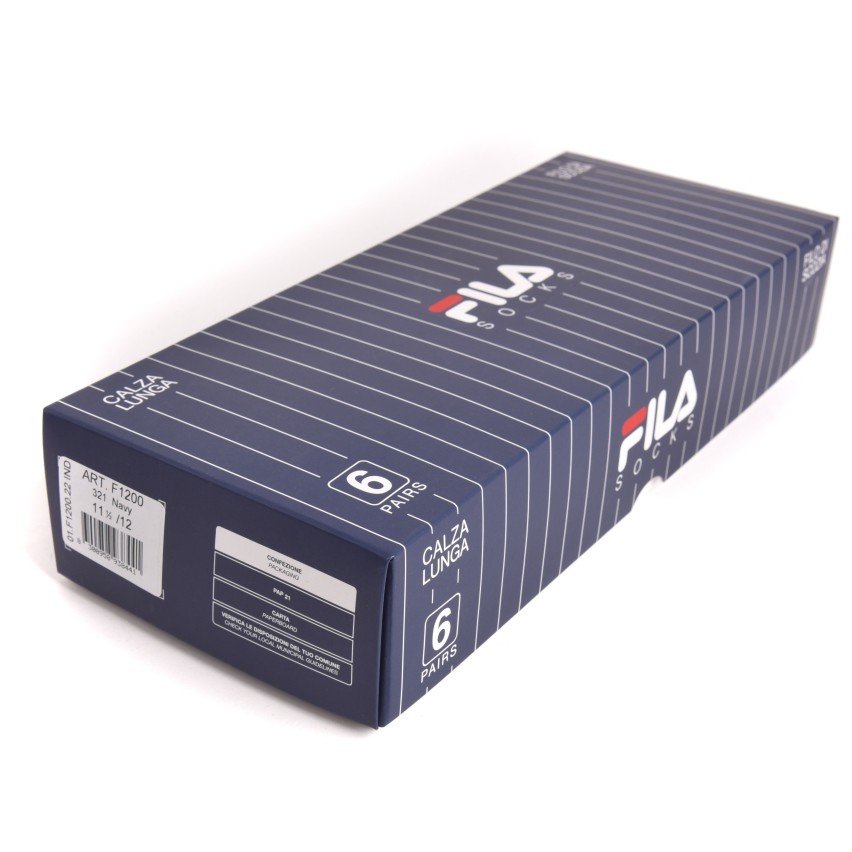 Calze uomo filo di scozia FILA F1200 lunghe 6 paia